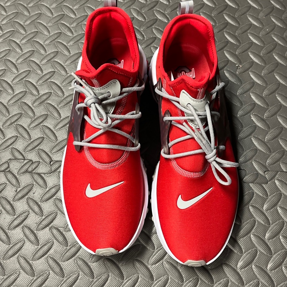 NIKE REACT PRESTO OHIO STATE BUCKEYES RUNNING SHOES DB3413-600 OSU MENS FB NEW - Picture 13 of 15